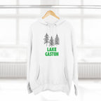 Lake Gaston Fleece Hoodie, Cozy Sweatshirt, Outdoor Adventure Wear, Unique Gift for Lake Lovers, Perfect for Fall and Winter