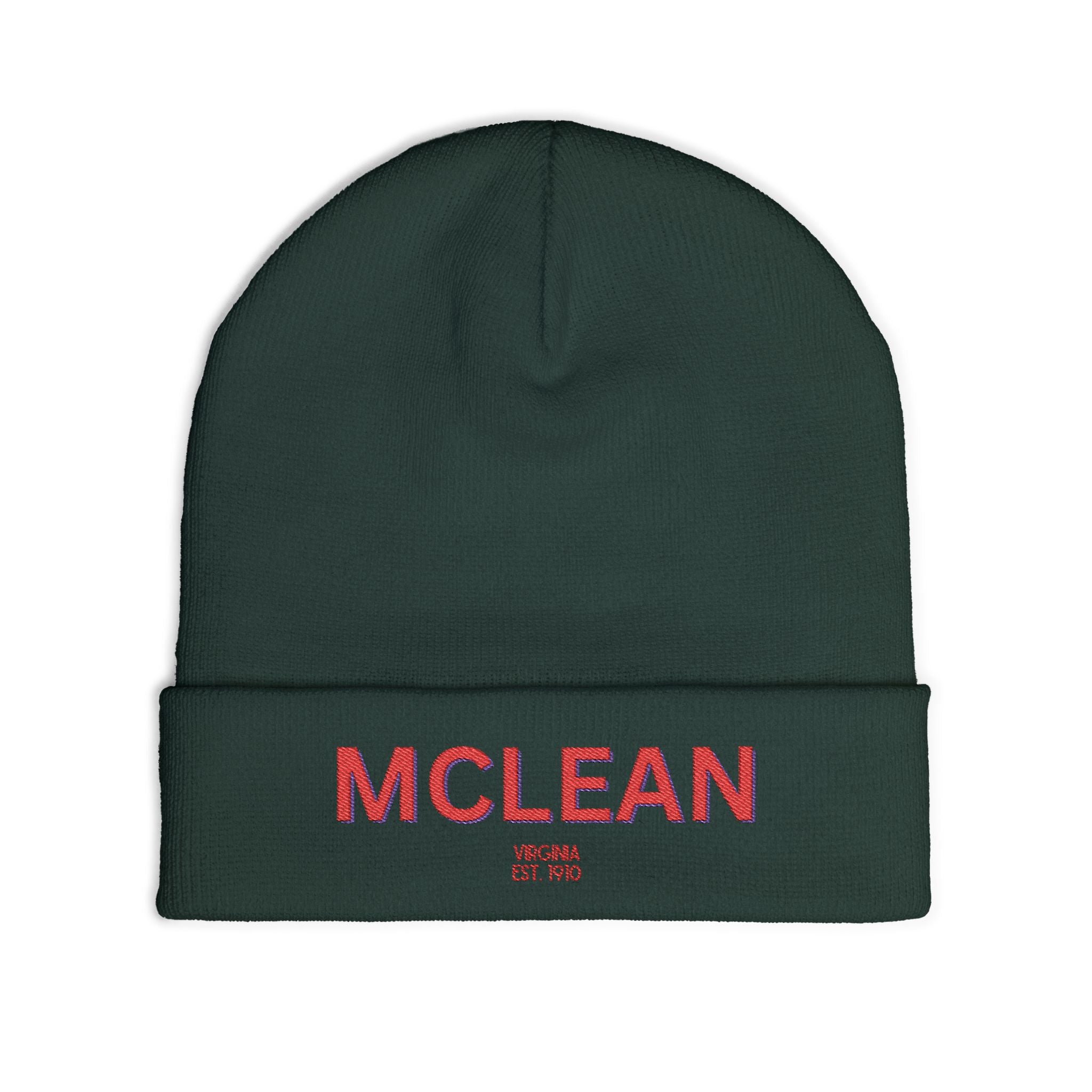 McLean Cozy Custom Knit Beanie - Personalized Hat, Winter Accessory, Gifts for Him, Her, Stylish Warmth