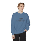 Plymouth Chill Vibes Sweatshirt - Unisex Garment-Dyed Style, Perfect for Lounging