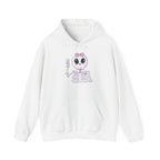 Cute Skeleton Graphic Hoodie for Halloween, Cozy Sweatshirt for Fall, Fun Gift for Halloween Lovers, Edgy Autumn Apparel, Unisex