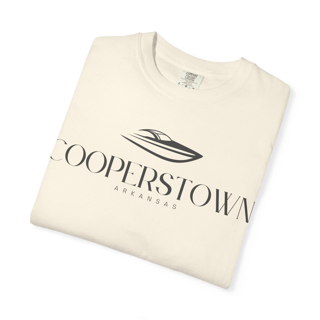 Cooperstown Chill Vibes Tee - Unisex Garment-Dyed T-shirt for Autumn Lovers, Casual Wear, Gifts for Him/Her