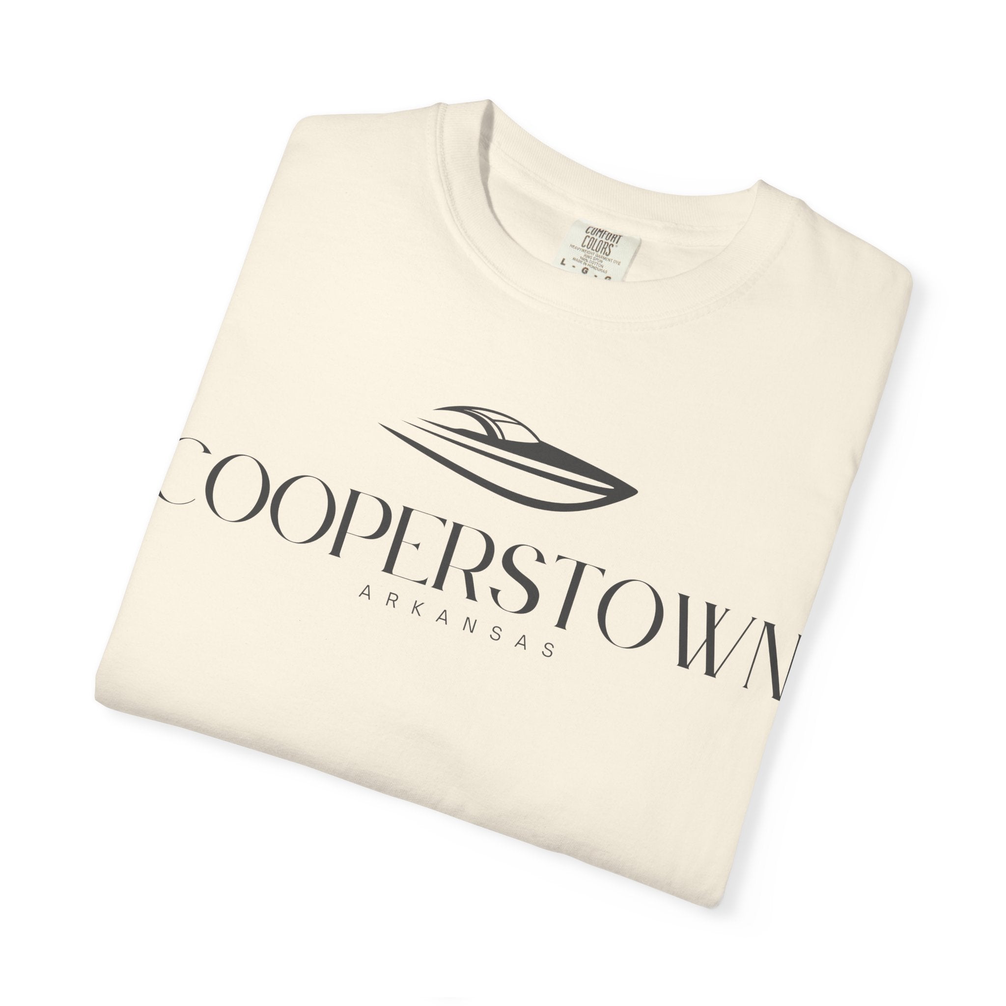 Cooperstown Chill Vibes Tee - Unisex Garment-Dyed T-shirt for Autumn Lovers, Casual Wear, Gifts for Him/Her