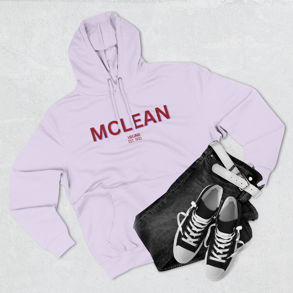 McLean Fleece Hoodie, Casual Sweatshirt, Cozy Layering Piece, Perfect Gift for All Occasions, Stylish Streetwear