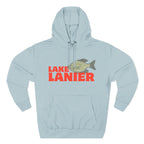 Lake Lanier Fleece Hoodie, Cozy Fishing Sweatshirt, Outdoor Adventure Wear, Unique Gift for Lake Lovers, Perfect for Fall and Winter