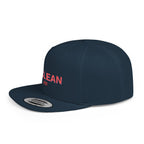McLean Stylish Flat Bill Snapback Hat with Design, Perfect for Casual Outings, Streetwear, Gifts, Festivals, Everyday Wear