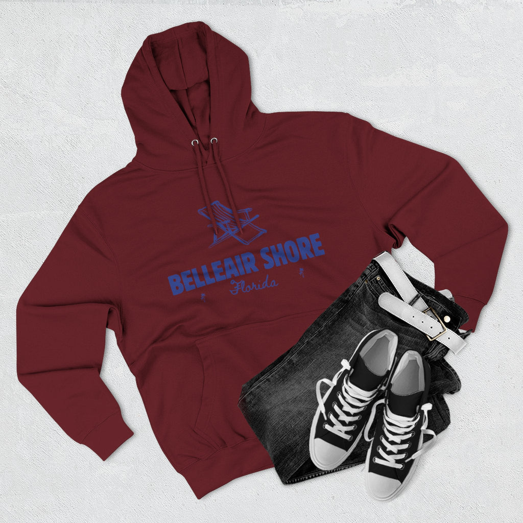 Belleair Shore Inspired Fleece Hoodie, Casual Wear, Relaxation, Gift for Autumn Lovers, Travel Essential