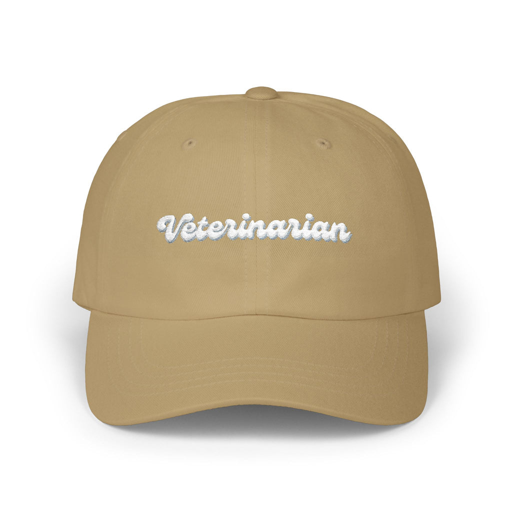 Classic Dad Cap for Veterinarians, Casual Hat, Gift for Pet Lovers, Outdoor Cap, Everyday Wear