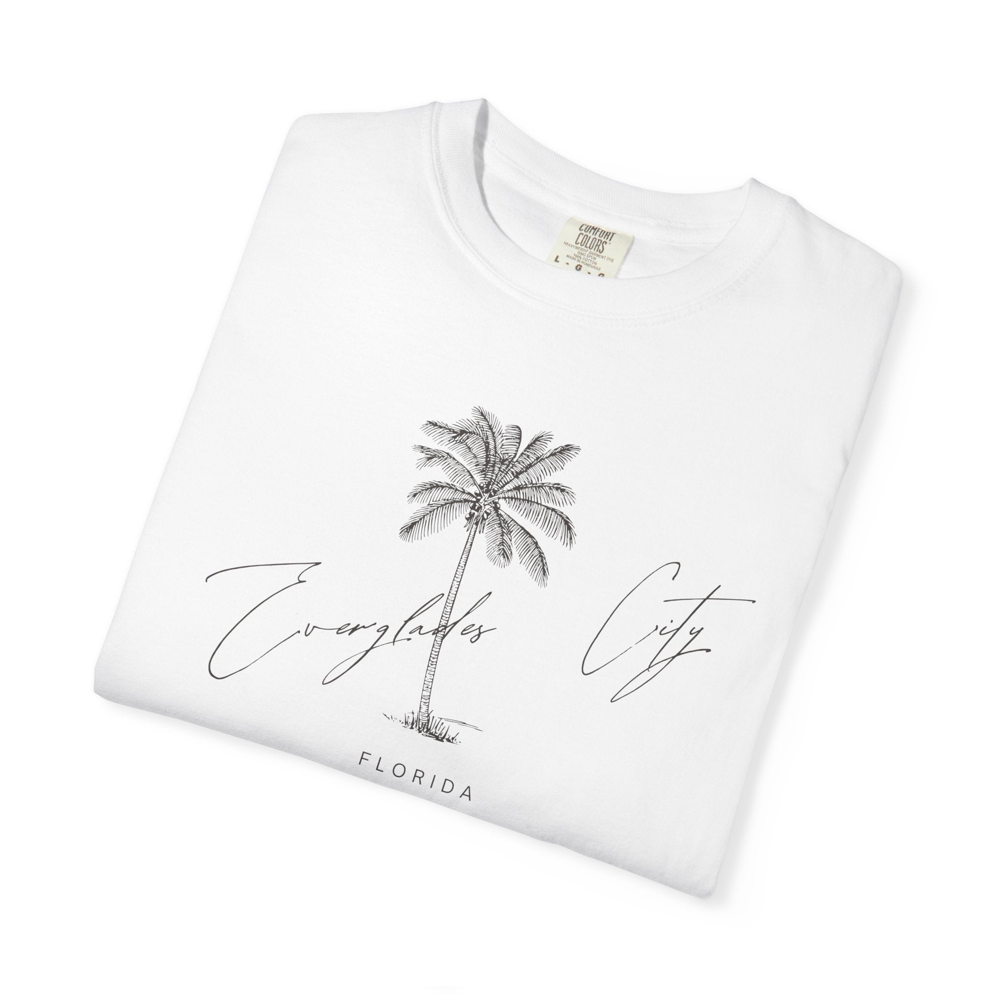 Everglades City Chill Vibes Tee - Unisex Garment-Dyed T-shirt for Autumn Lovers, Casual Wear, Gifts for Him/Her