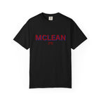 McLean Garment-Dyed Unisex T-Shirt, Casual Tee, Vintage Style Shirt, Everyday Wear, Birthday Gift, Unique Apparel