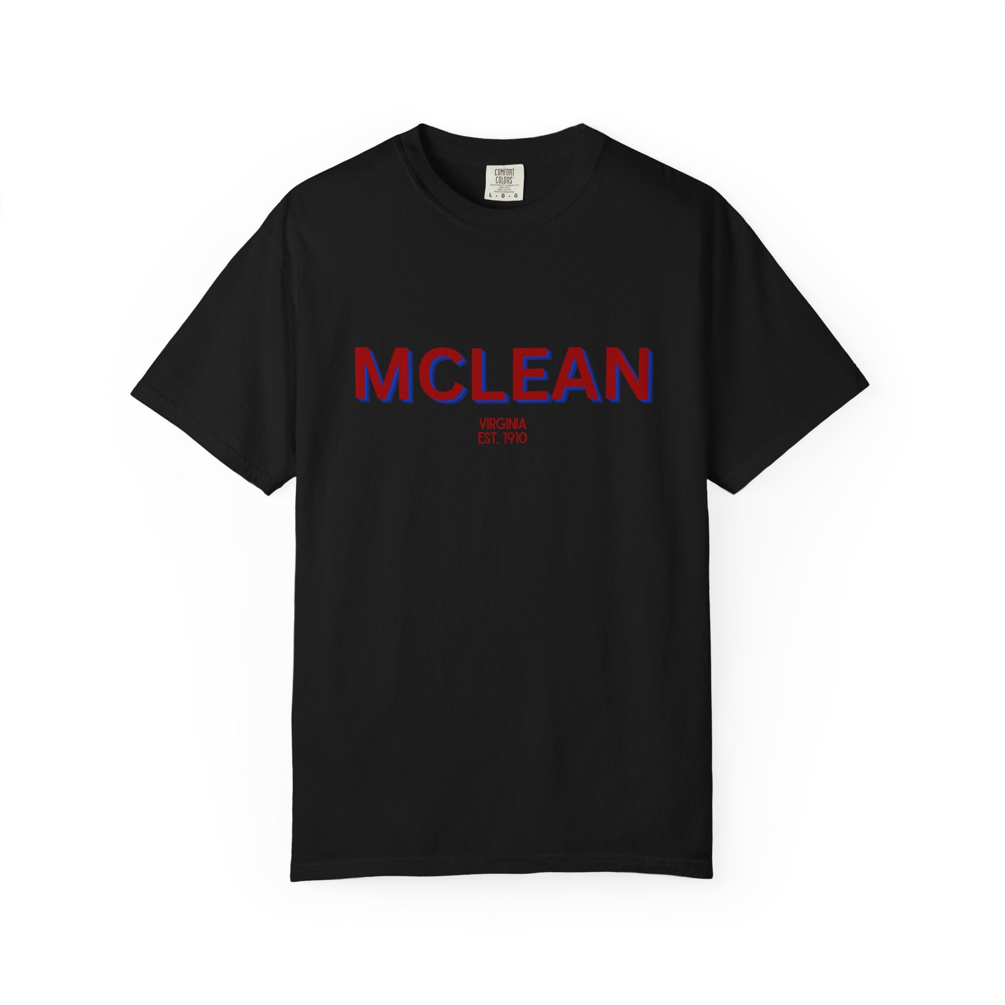McLean Garment-Dyed Unisex T-Shirt, Casual Tee, Vintage Style Shirt, Everyday Wear, Birthday Gift, Unique Apparel