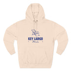 Key Largo Inspired Fleece Hoodie, Casual Wear, Relaxation, Gift for Autumn Lovers, Travel Essential