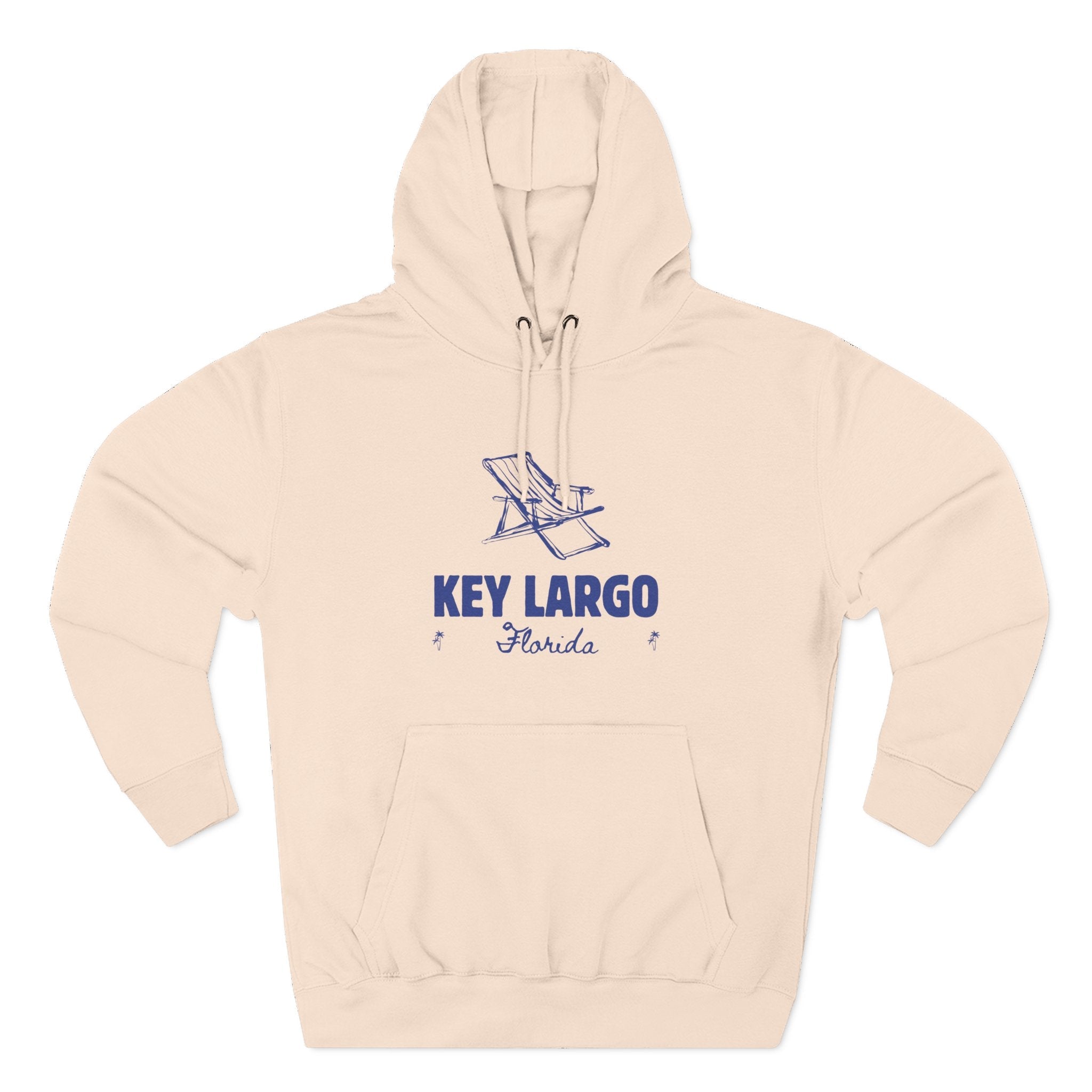 Key Largo Inspired Fleece Hoodie, Casual Wear, Relaxation, Gift for Autumn Lovers, Travel Essential