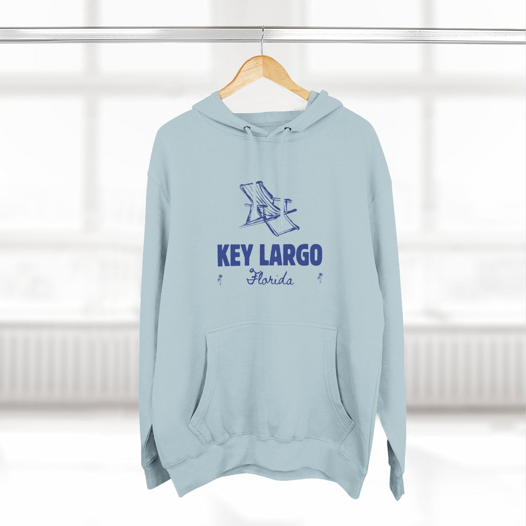 Key Largo Inspired Fleece Hoodie, Casual Wear, Relaxation, Gift for Autumn Lovers, Travel Essential