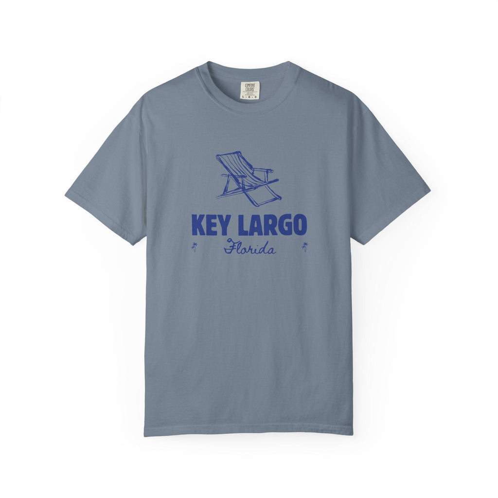 Key Largo - Unisex Garment-Dyed T-shirt, Casual Outfit, Gift for Nature Lovers, Vacation Essentials