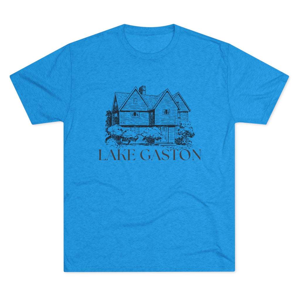 Lake Gaston Unisex Tri-Blend Crew Tee, Casual T-Shirt, Summer Apparel, Lake House Shirt, Gift for Friends, Travel Tee