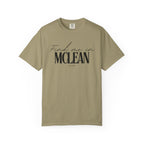 McLean Vibes Unisex Garment-Dyed T-Shirt, Casual Wear, Gifts for Locals, Trendy Summer Essential, Comfortable Everyday Tee