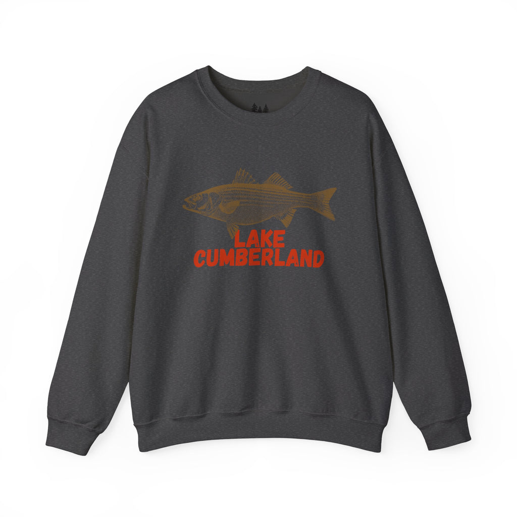 Lake Cumberland Fishing Sweatshirt, Unisex Crewneck, Casual Wear, Gift for Fishermen, Outdoor Apparel, Lake House Cozy