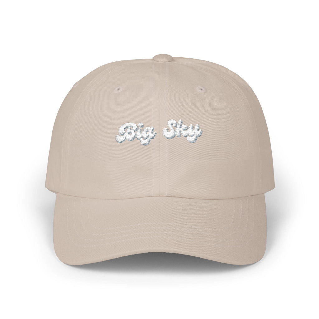 Big Sky Dad Cap, Unisex Cotton Hat, Casual Everyday Wear, Outdoor Cap