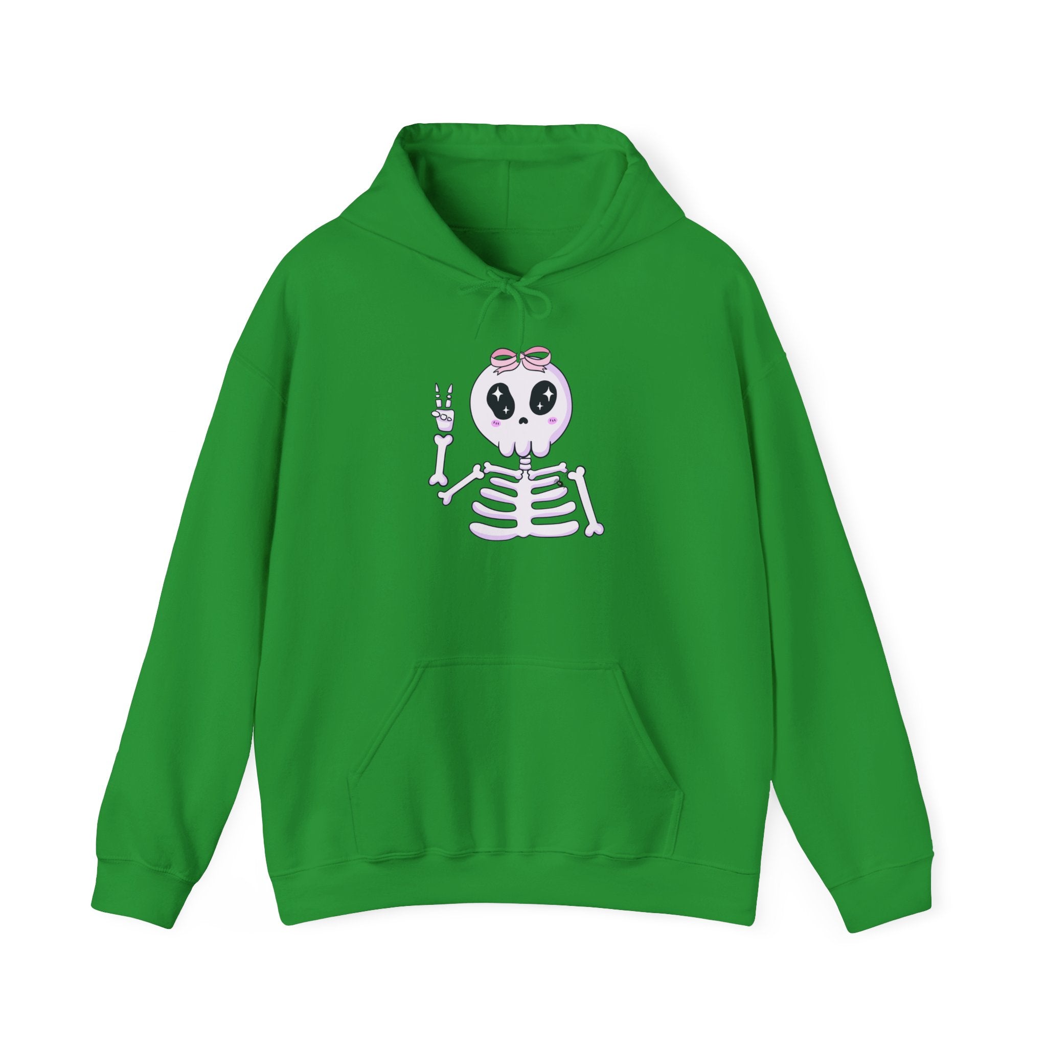 Cute Skeleton Graphic Hoodie for Halloween, Cozy Sweatshirt for Fall, Fun Gift for Halloween Lovers, Edgy Autumn Apparel, Unisex