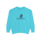Plymouth Vibes Unisex Sweatshirt | Garment-Dyed Comfort, Perfect for Casual Outings, Travel, Gifts, Autumn Days