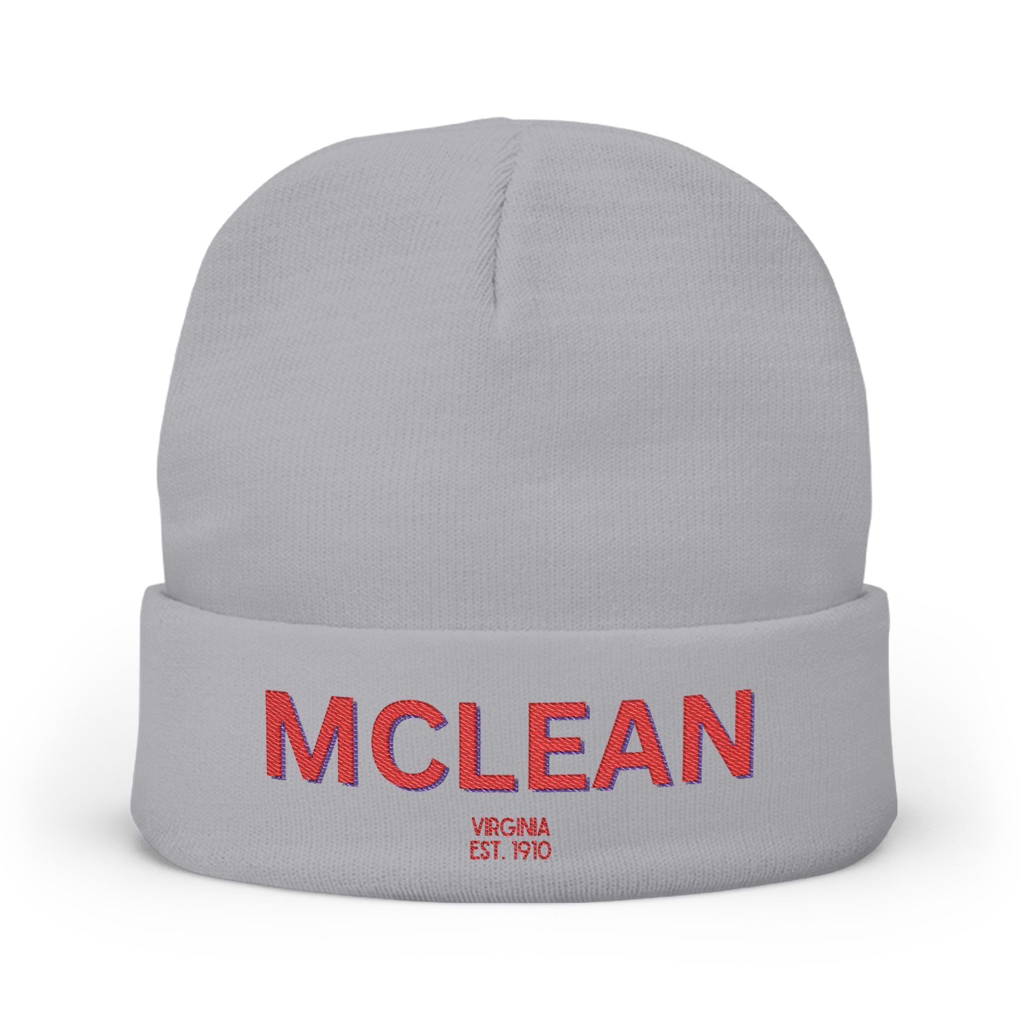 McLean Cozy Custom Knit Beanie - Personalized Hat, Winter Accessory, Gifts for Him, Her, Stylish Warmth