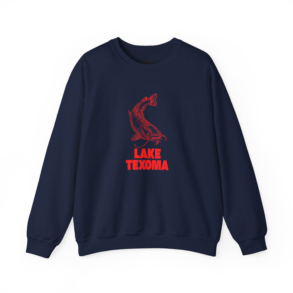 Lake Texoma Fishing Sweatshirt, Cozy Crewneck, Perfect for Outdoorsy Lovers, Casual Wear, Gift for Nature Enthusiasts, Lake Life Apparel