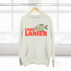 Lake Lanier Fleece Hoodie, Cozy Fishing Sweatshirt, Outdoor Adventure Wear, Unique Gift for Lake Lovers, Perfect for Fall and Winter