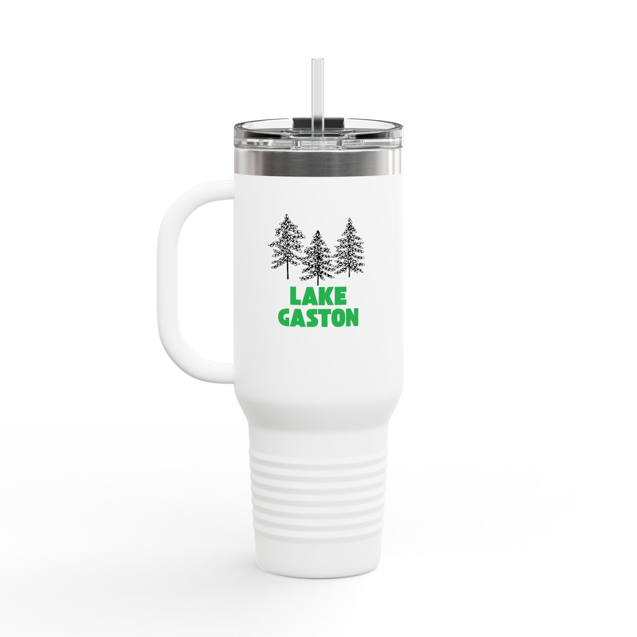 Lake Gaston Insulated Travel Mug, 40oz - Perfect for Camping, Road Trips, Gifts, Outdoor Adventures, Summer Fun