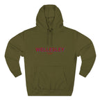 Wellesley Fleece Hoodie, Casual Sweatshirt, Cozy Layering Piece, Perfect Gift for All Occasions, Stylish Streetwear