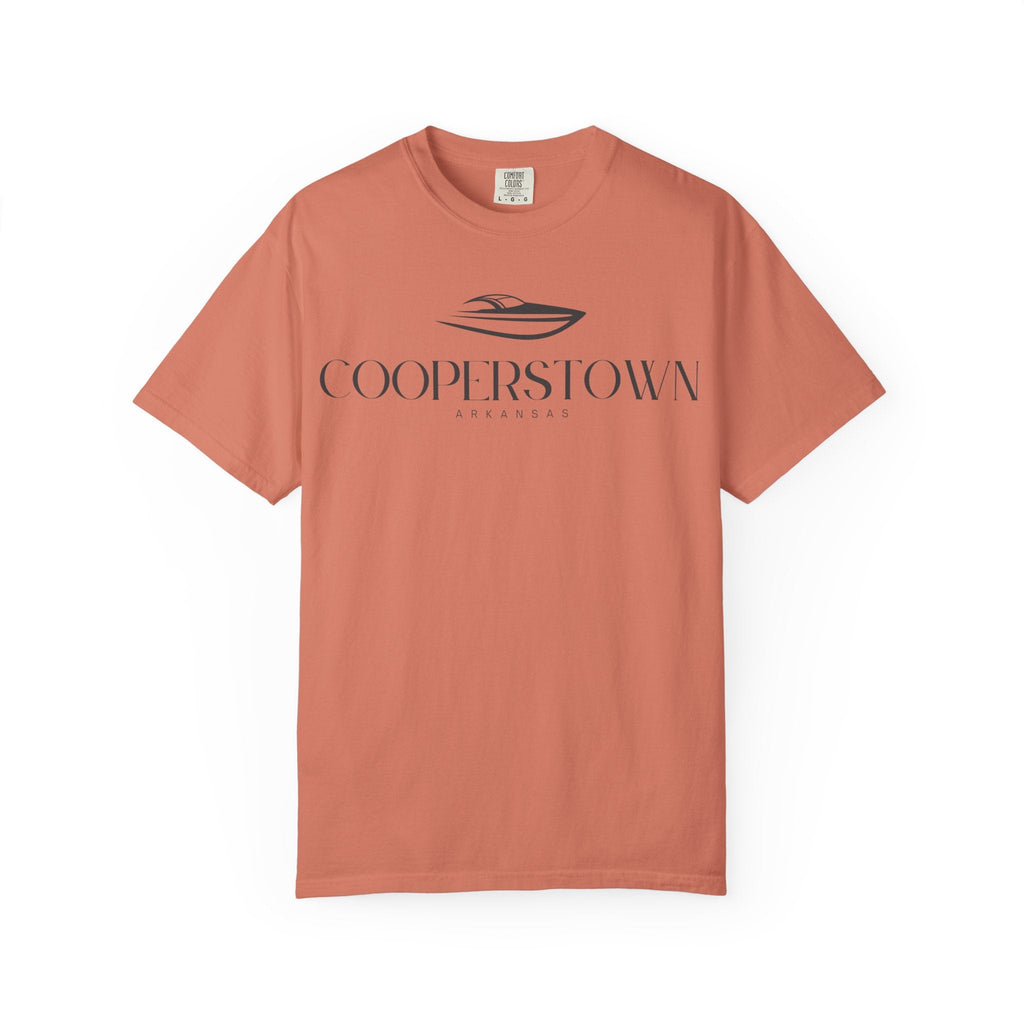 Cooperstown Chill Vibes Tee - Unisex Garment-Dyed T-shirt for Autumn Lovers, Casual Wear, Gifts for Him/Her