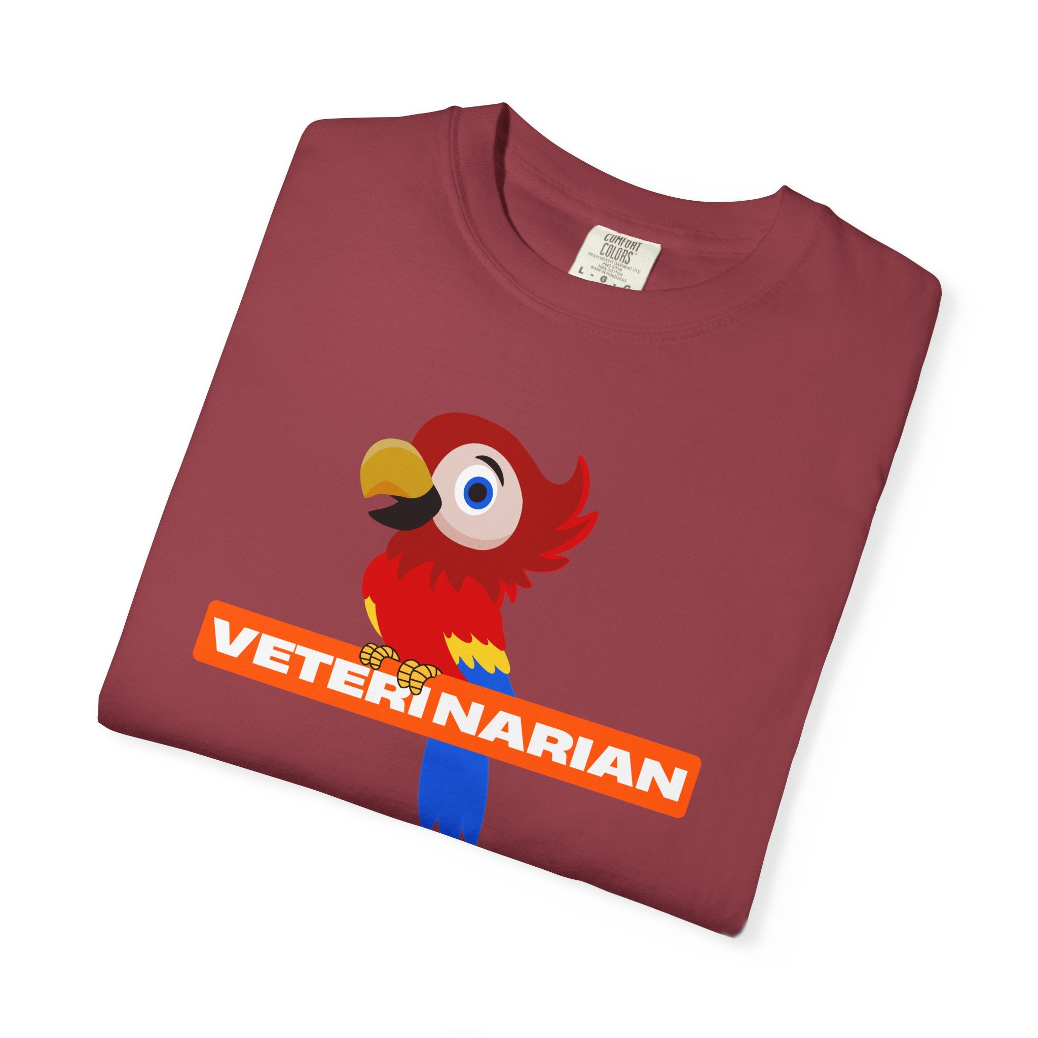 Veterinarian Parrot T-Shirt | Cute Animal Lover Shirt, Unisex Teen Gift, Animal Care Apparel, Funny Pet Shirt, Veterinary Gifts