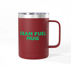 Exam Fuel Mug Tumbler | Perfect for Students, Study Sessions, Motivational Drinkware, Eco-Friendly Cup