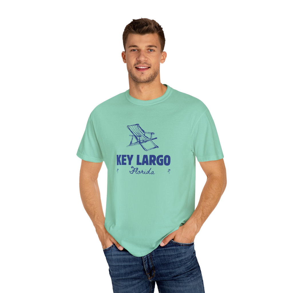 Key Largo - Unisex Garment-Dyed T-shirt, Casual Outfit, Gift for Nature Lovers, Vacation Essentials