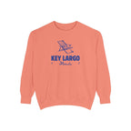 Key Largo Vibes Unisex Sweatshirt | Garment-Dyed Comfort, Perfect for Casual Outings, Travel, Gifts, Autumn Days