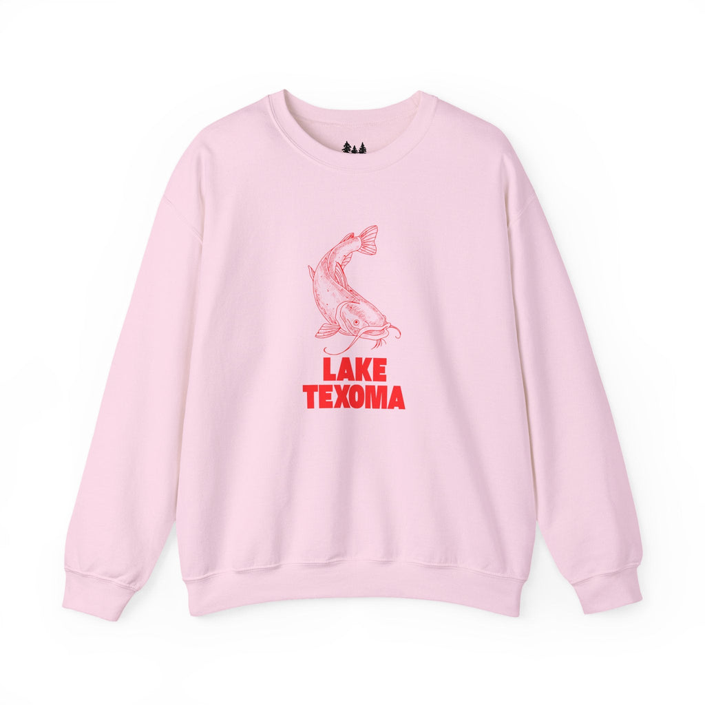 Lake Texoma Fishing Sweatshirt, Cozy Crewneck, Perfect for Outdoorsy Lovers, Casual Wear, Gift for Nature Enthusiasts, Lake Life Apparel
