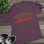 Lake Gaston Fishing Tee, Unisex Crew Neck Shirt, Summer Lake Apparel, Gift for Fishermen, Outdoor Adventure T-Shirt, Lake House Style