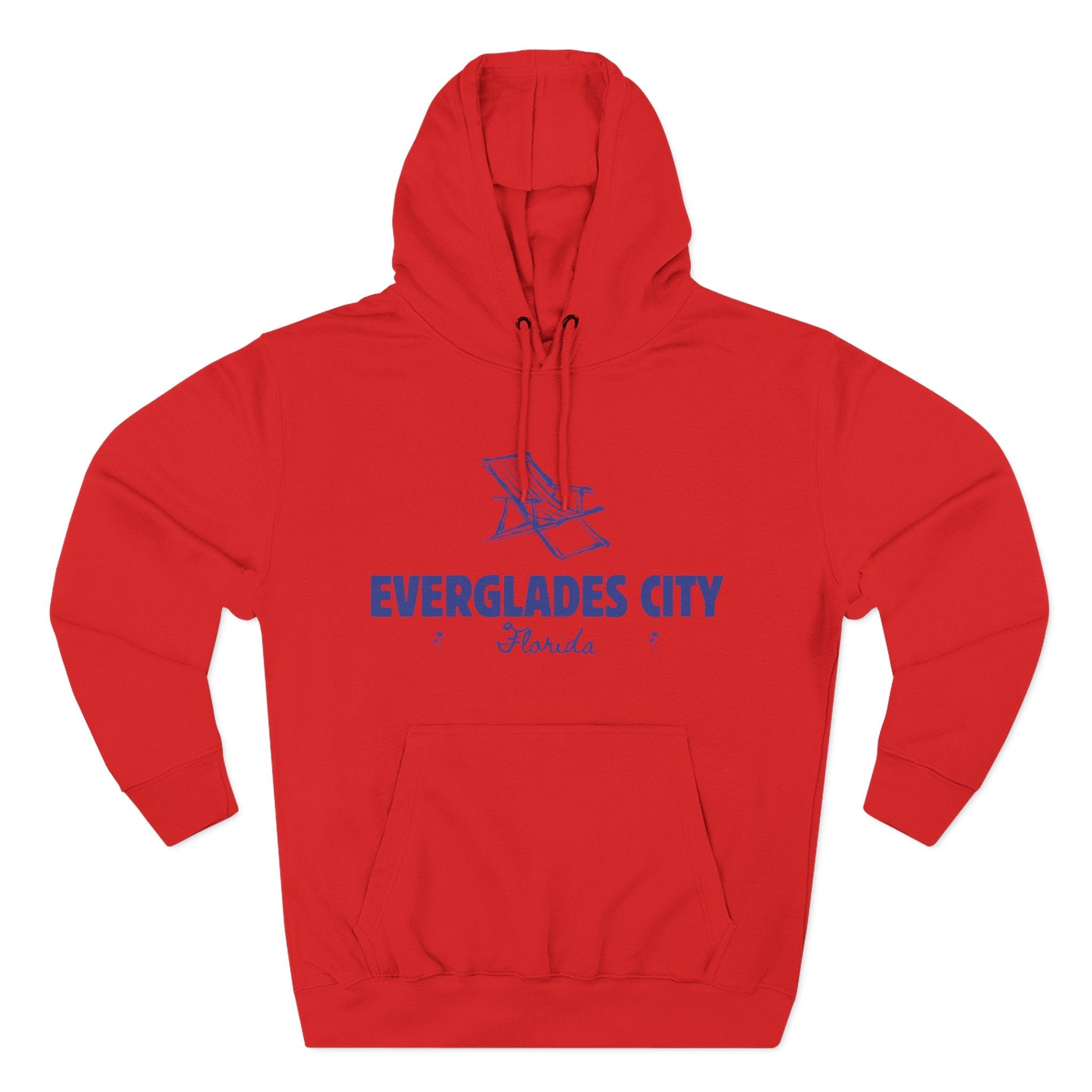 Everglades City Inspired Fleece Hoodie, Casual Wear, Relaxation, Gift for Autumn Lovers, Travel Essential