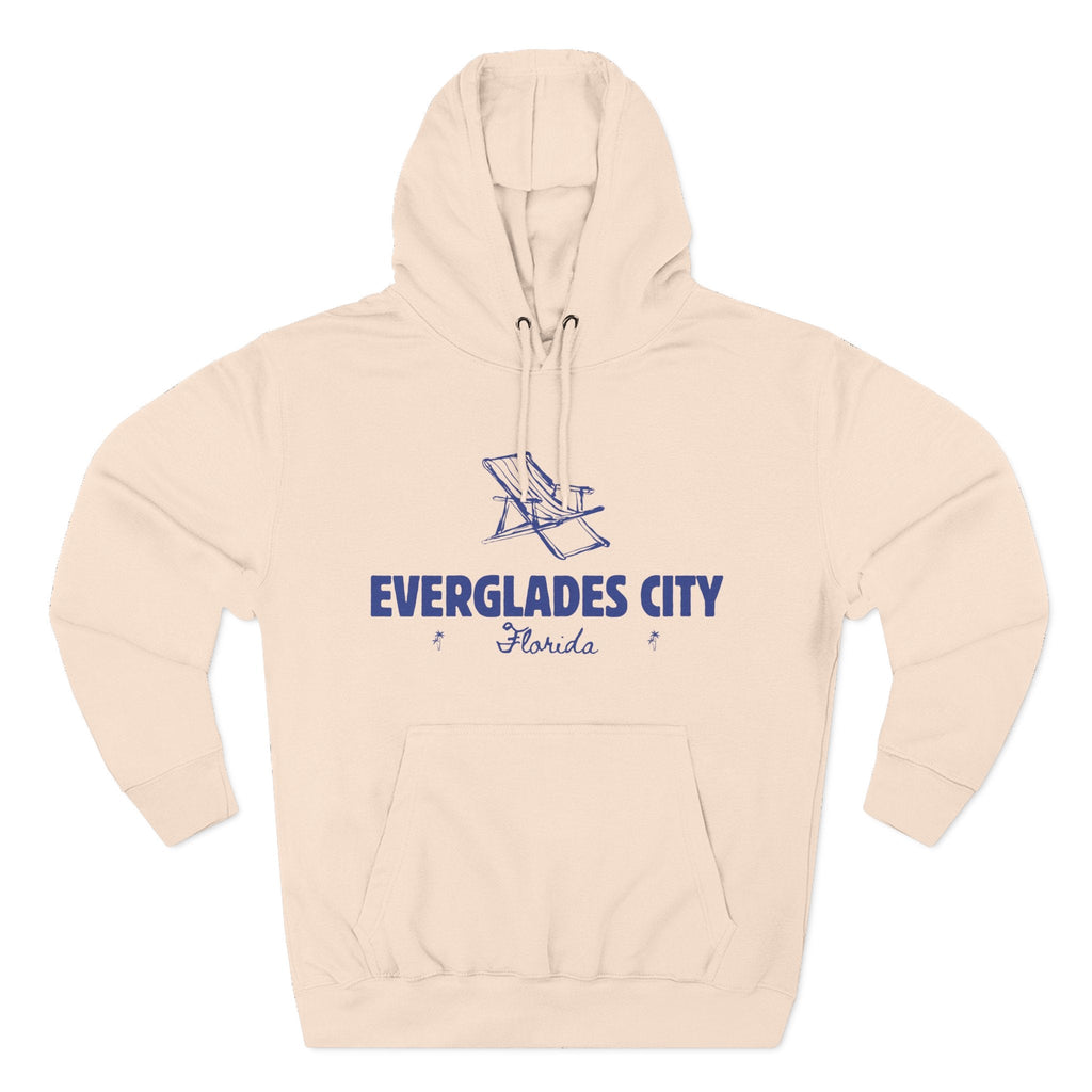 Everglades City Inspired Fleece Hoodie, Casual Wear, Relaxation, Gift for Autumn Lovers, Travel Essential