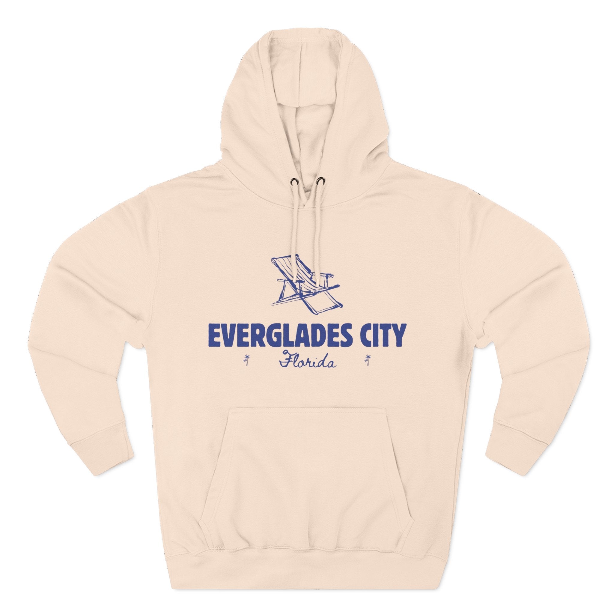 Everglades City Inspired Fleece Hoodie, Casual Wear, Relaxation, Gift for Autumn Lovers, Travel Essential