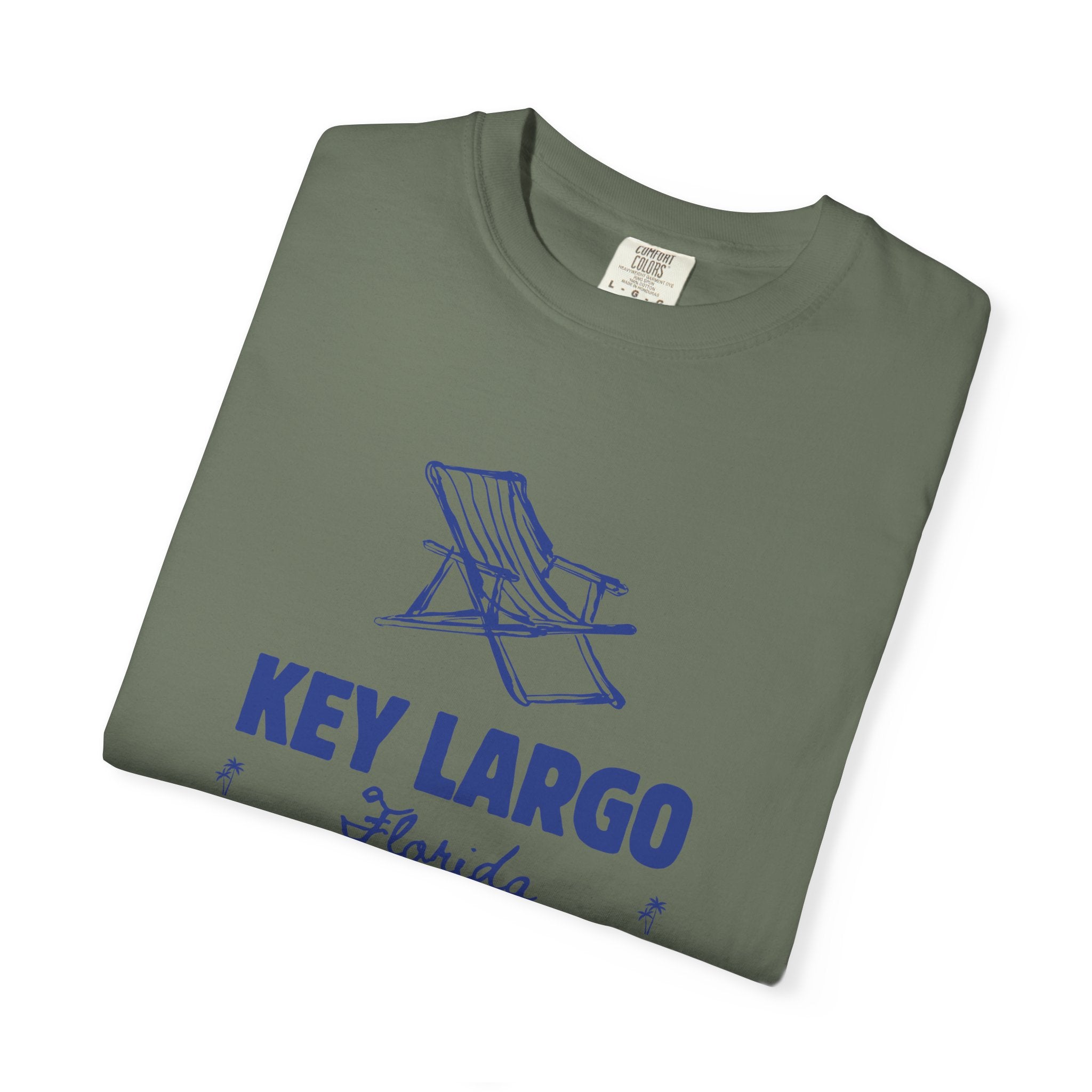 Key Largo - Unisex Garment-Dyed T-shirt, Casual Outfit, Gift for Nature Lovers, Vacation Essentials