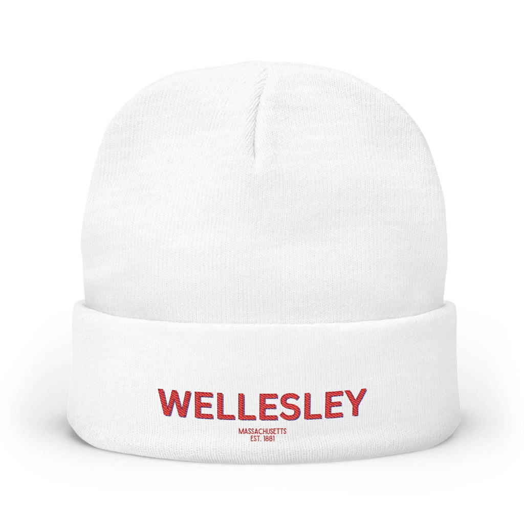 Wellesley Cozy Custom Knit Beanie - Personalized Hat, Winter Accessory, Gifts for Him, Her, Stylish Warmth