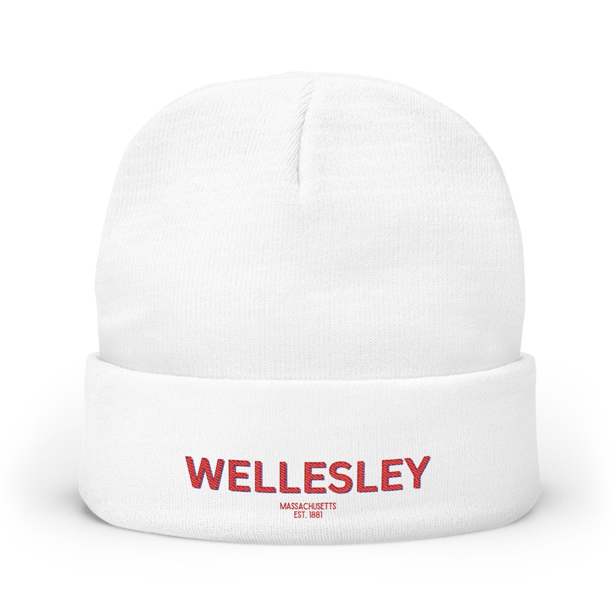 Wellesley Cozy Custom Knit Beanie - Personalized Hat, Winter Accessory, Gifts for Him, Her, Stylish Warmth