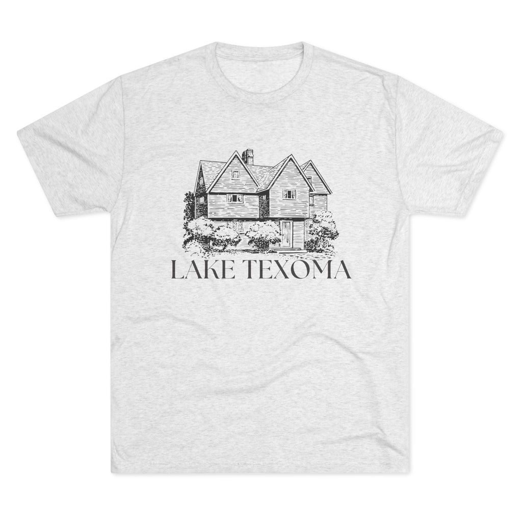 Lake Texoma Unisex Tri-Blend Crew Tee, Casual T-Shirt, Summer Apparel, Lake House Shirt, Gift for Friends, Travel Tee