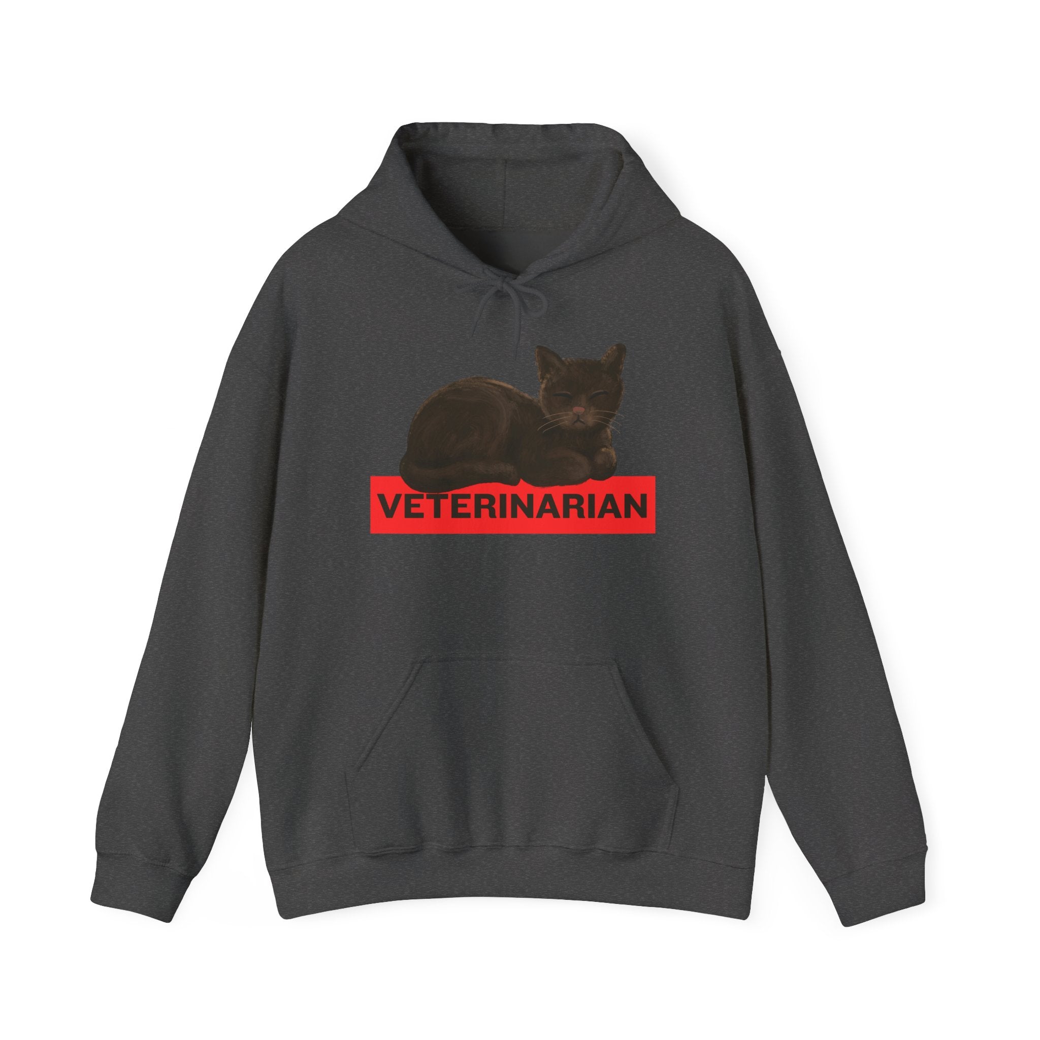 Veterinarian Cat Hoodie for Animal Lovers, Unisex Sweatshirt, Gifts for Vet Students, Pet Owners, Animal Enthusiasts, Cozy Gift Idea