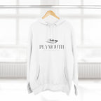 Plymouth Stylish Three-Panel Fleece Hoodie for Cozy Days, Casual Wear, Warm Layering, Gift for Him or Her