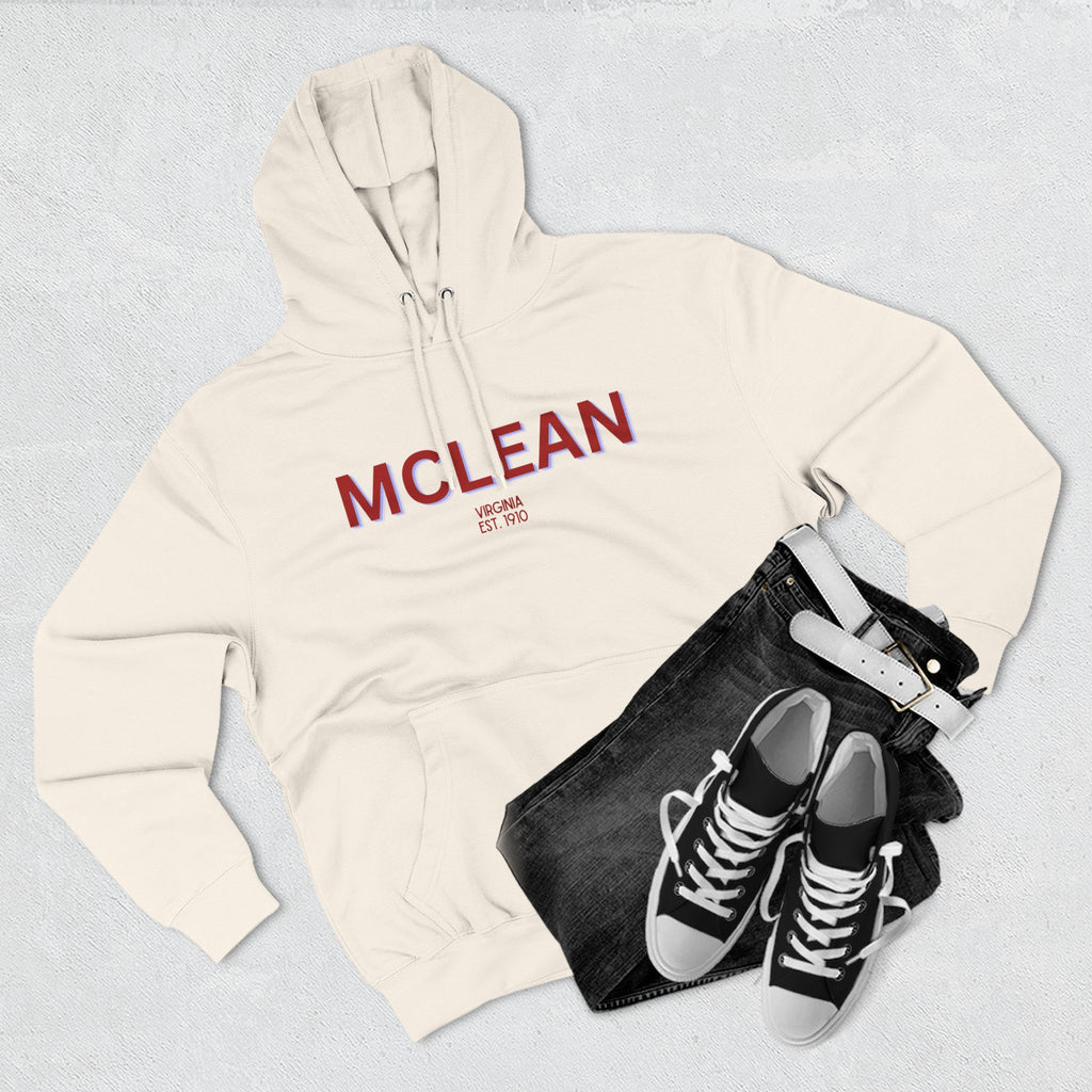 McLean Fleece Hoodie, Casual Sweatshirt, Cozy Layering Piece, Perfect Gift for All Occasions, Stylish Streetwear