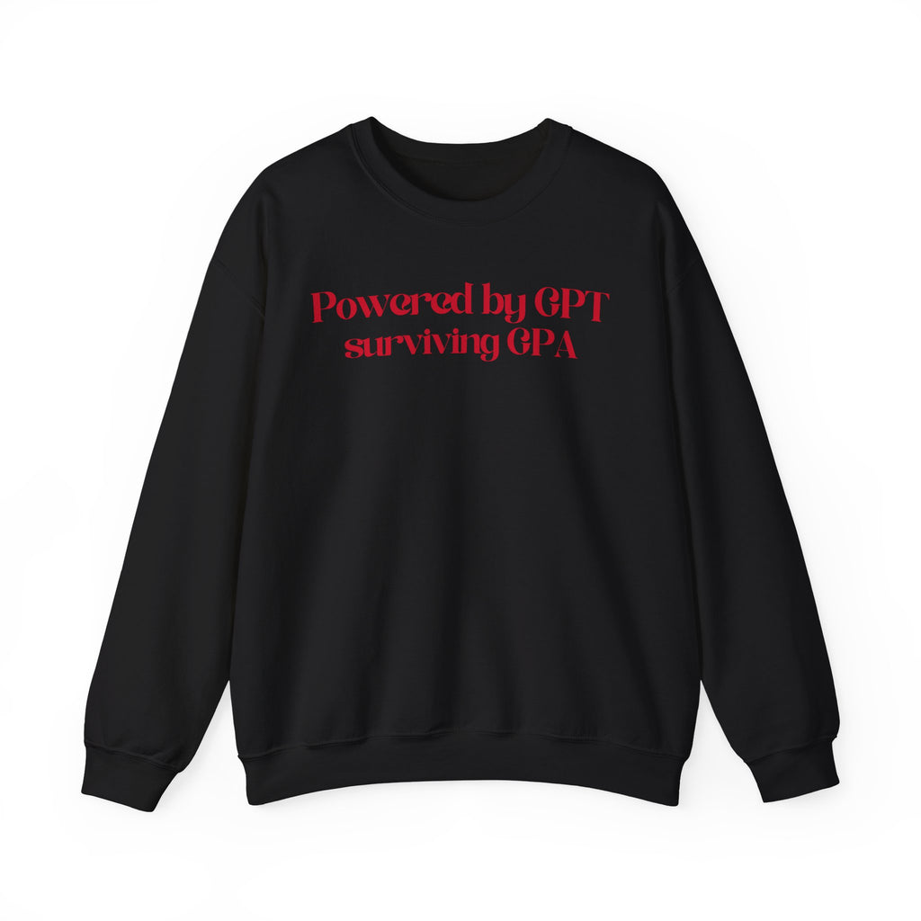 Surviving GPA Sweatshirt - Unisex Casual Crewneck, Gift for Tech Enthusiasts, College Students, Relaxed Fit for Everyday Wear