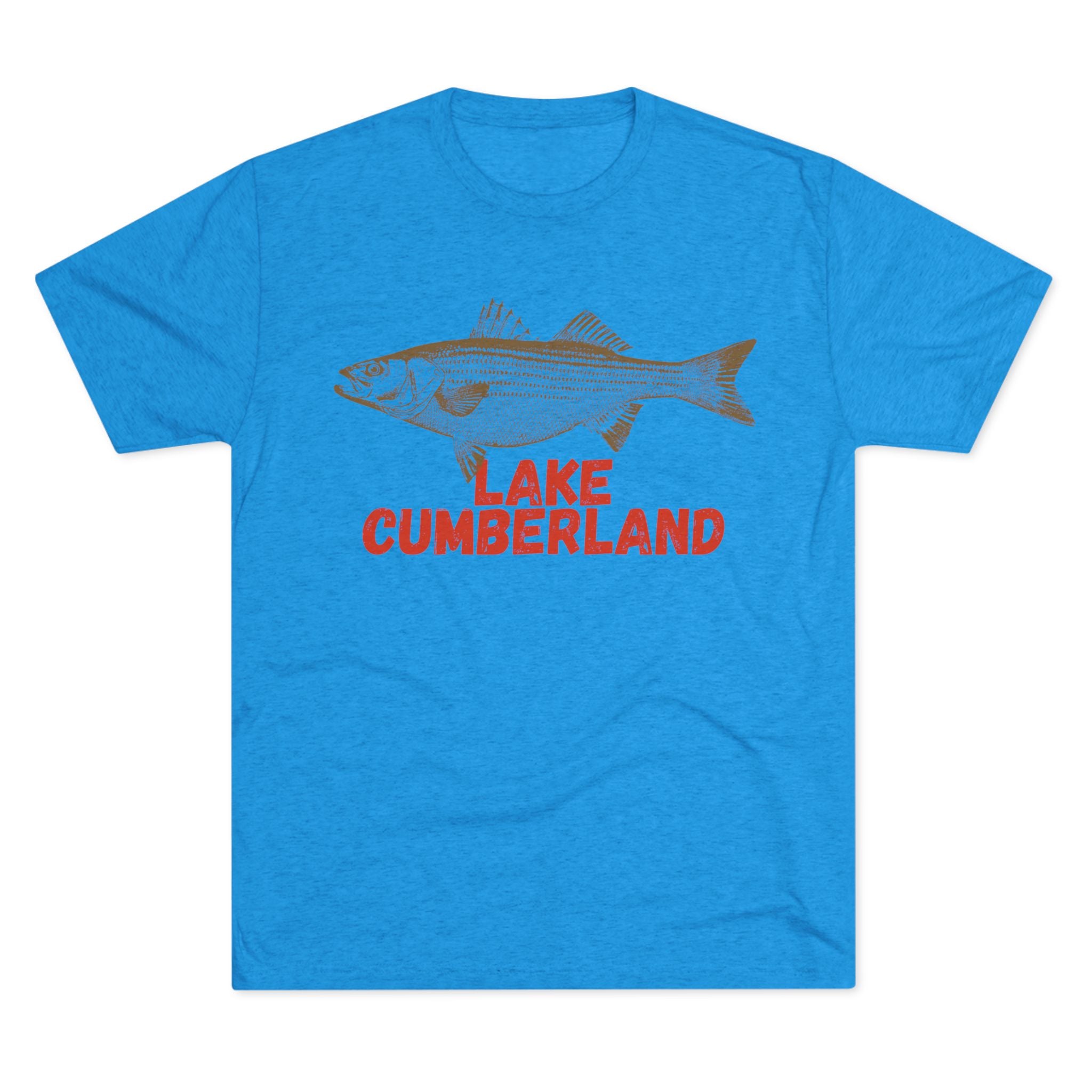 Lake Cumberland Fishing Tee, Unisex Crew Neck Shirt, Summer Lake Apparel, Gift for Fishermen, Outdoor Adventure T-Shirt, Lake House Style