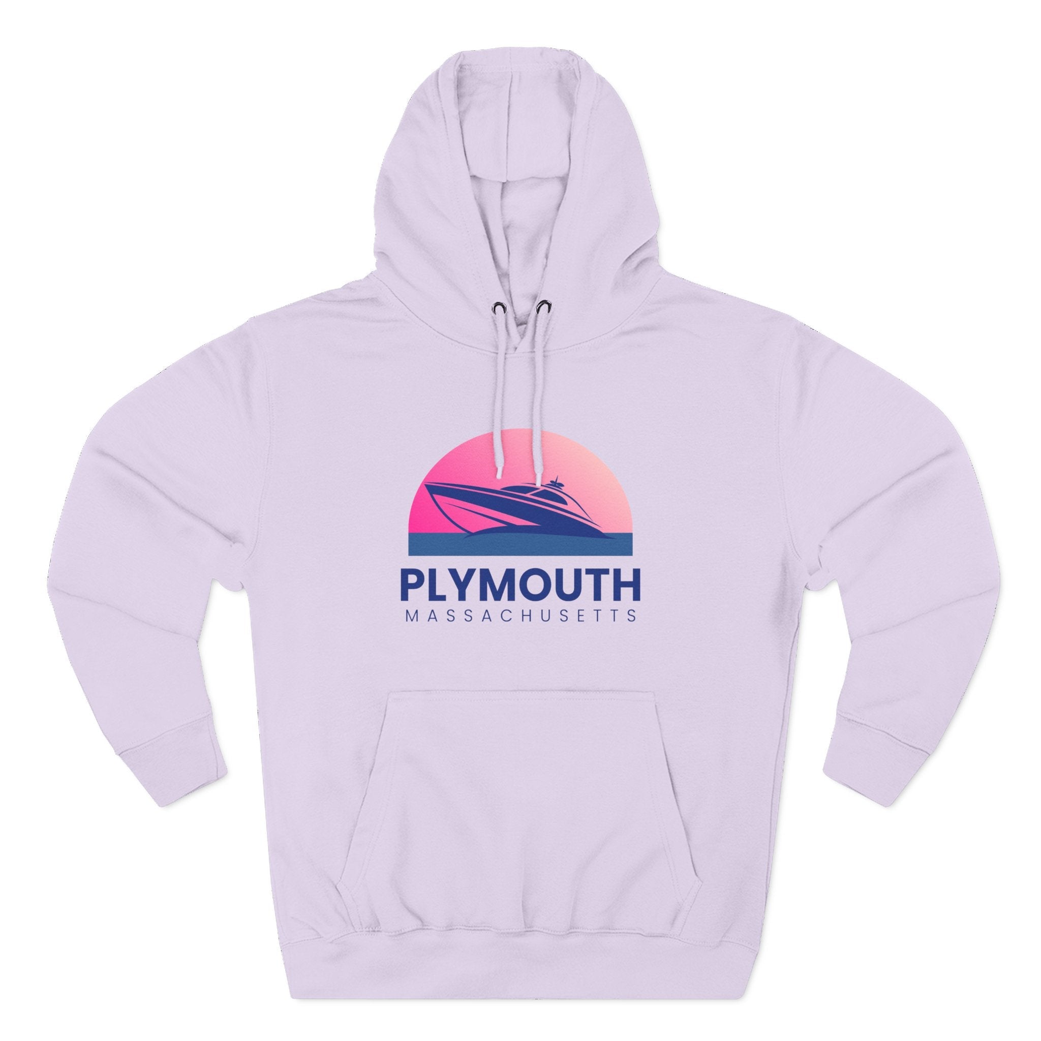 Plymouth Vibes Hoodie with Design, Perfect for Autumn Lovers, Comfortable and Stylish, Great Gift for Vacations