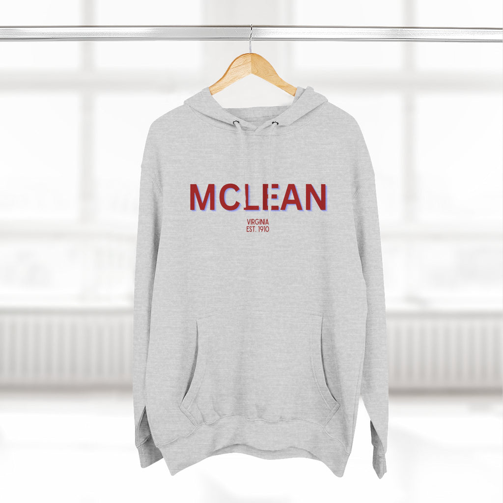 McLean Fleece Hoodie, Casual Sweatshirt, Cozy Layering Piece, Perfect Gift for All Occasions, Stylish Streetwear